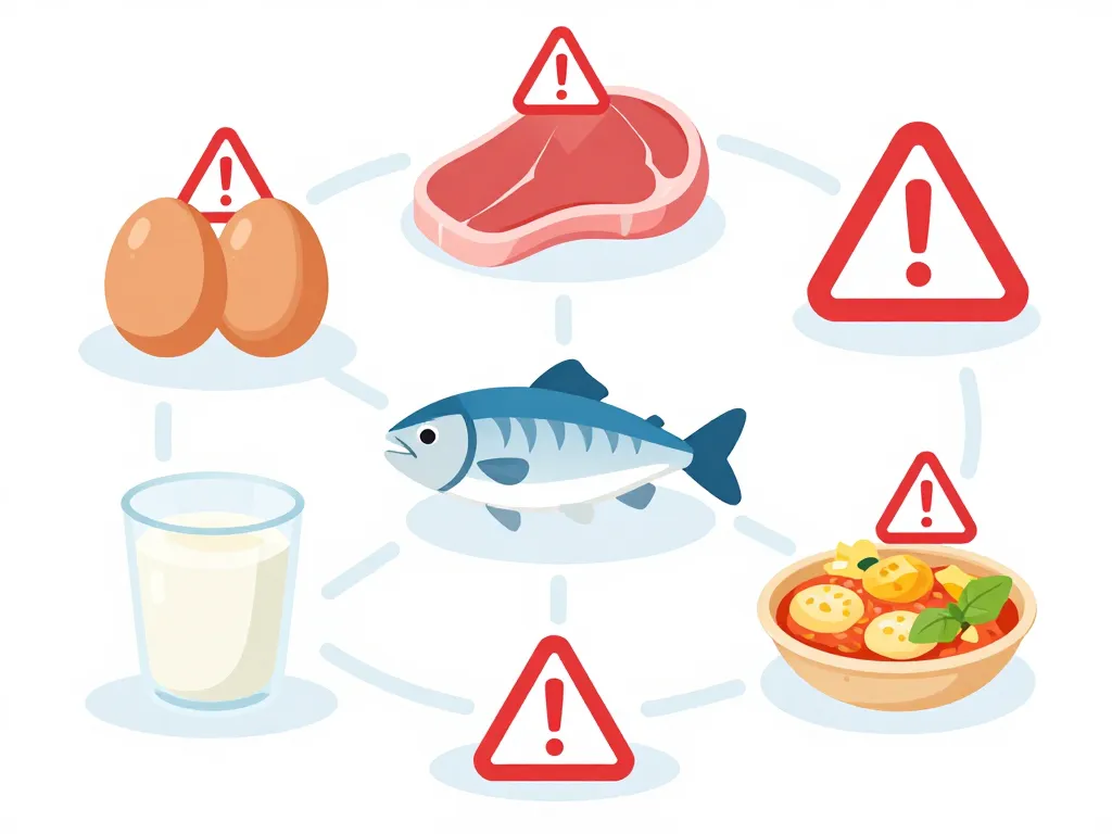5 aliments périmés à ne surtout pas manger, illustration aliments à bannir