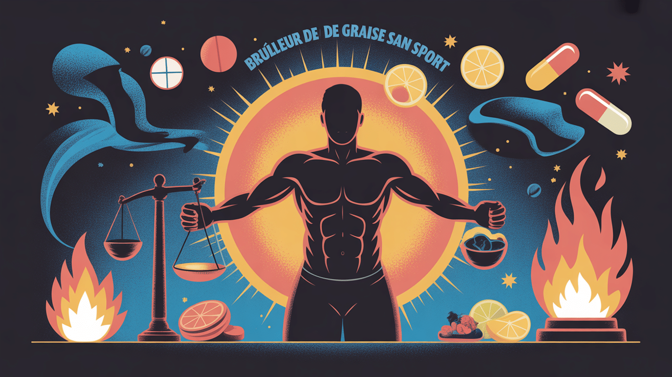 Bruleur de graisse extrême sans sport illustration vectorielle