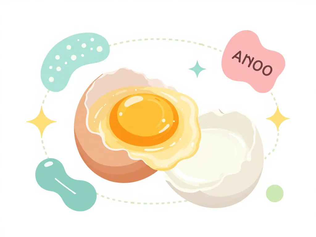combien de proteines dans un œuf, schéma blanc jaune