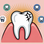Dent cassée : que faire en attendant le dentiste, illustration urgence et protection