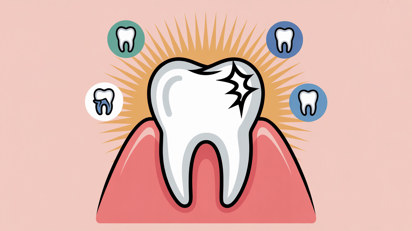 Dent cassée : que faire en attendant le dentiste, illustration urgence et protection
