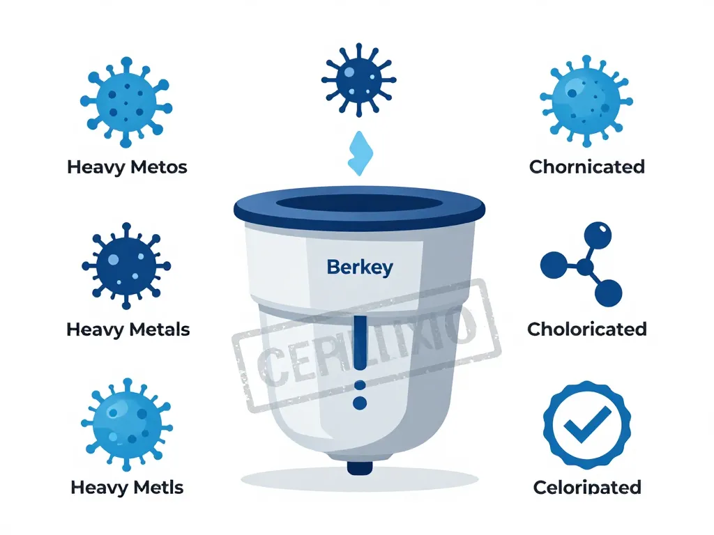 Filtre Berkey avis efficacité technique et certification