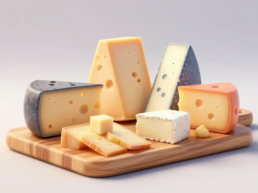 fromage le plus proteine scene fromages varies