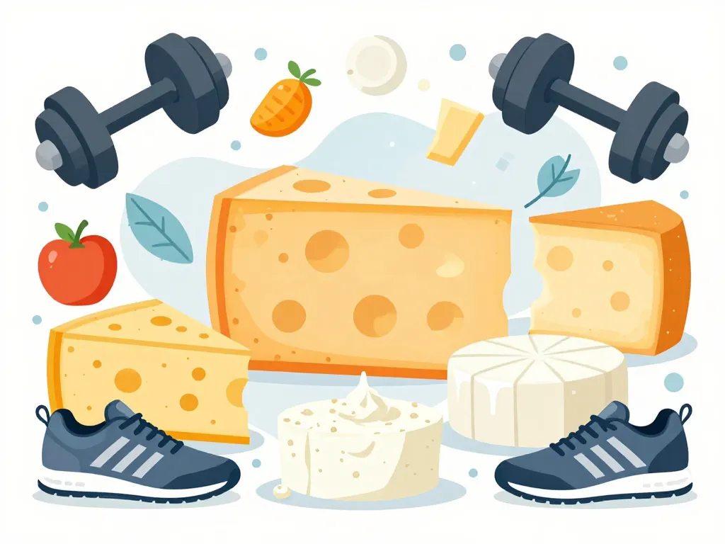 fromage le plus proteine avec elements sportifs