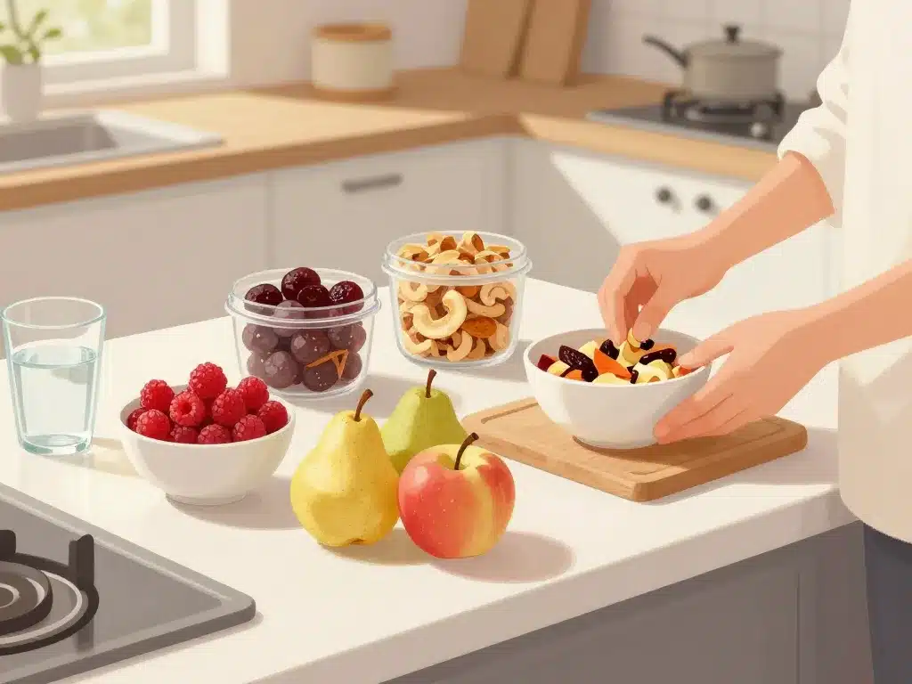 Fruit avec le plus de fibre préparation snack sain cuisine