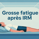 grosse fatigue après irm personne allongée tunnel