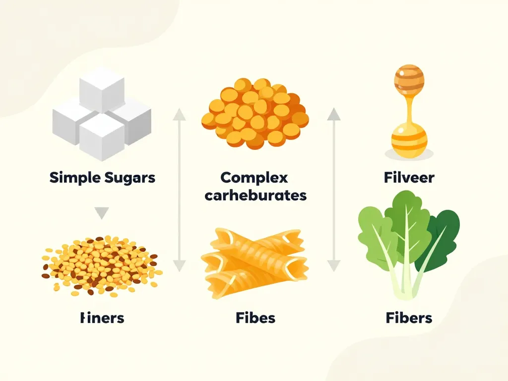 diagramme visuel les glucides c est quoi types
