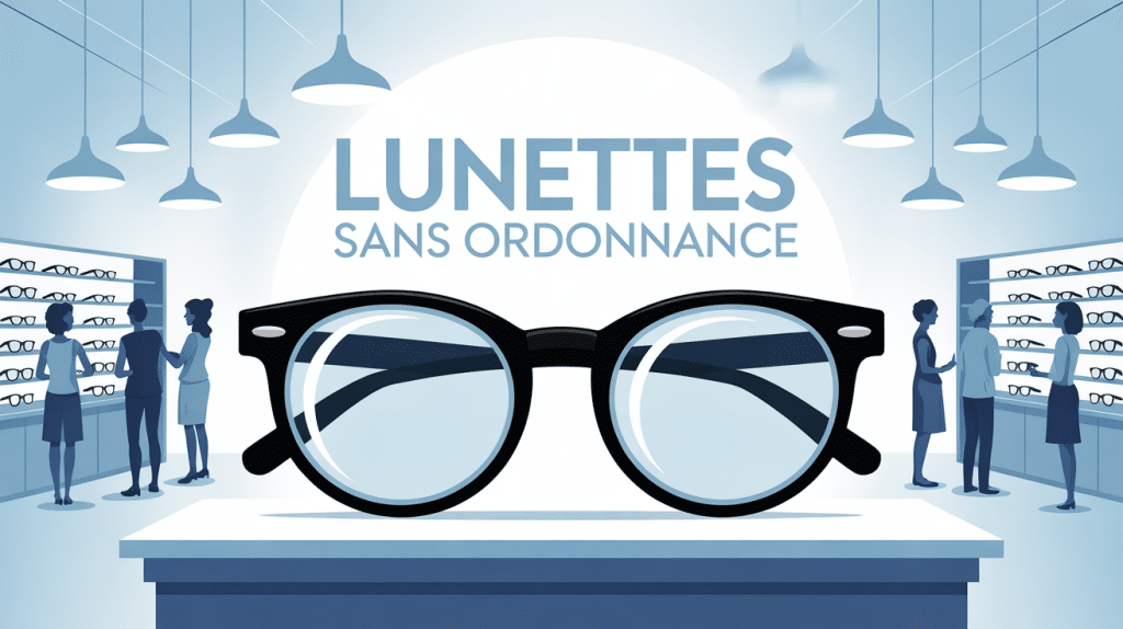 Loi Macron lunettes sans ordonnance grande paire de lunettes sans médecin
