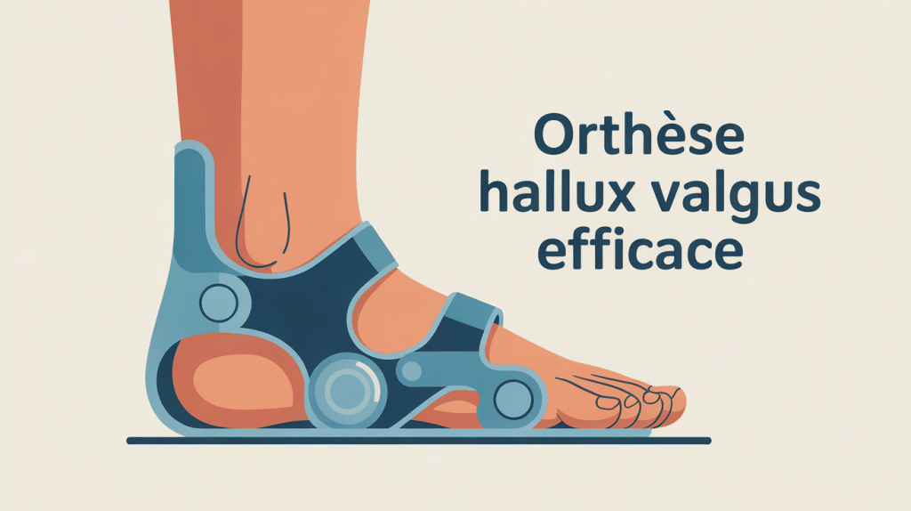 orthèse hallux valgus efficace sur pied soulagement