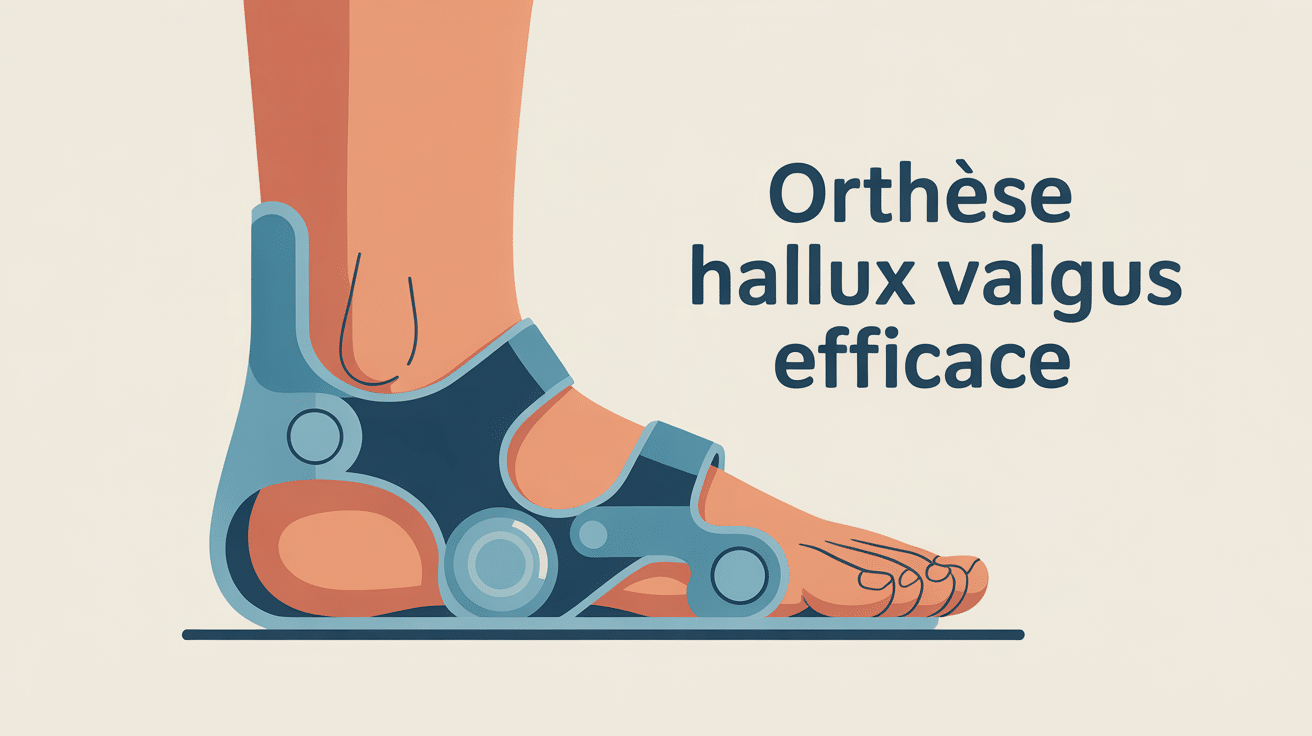 orthèse hallux valgus efficace sur pied soulagement