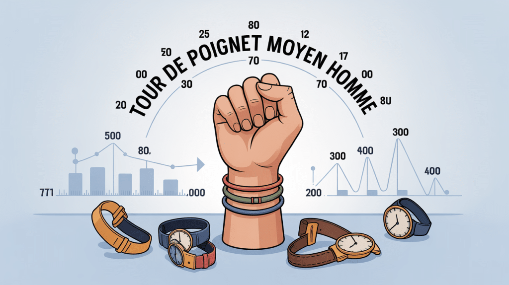 tour de poignet moyen homme illustration poignet bracelets montres