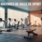 machines de salle de sport modernes en utilisation