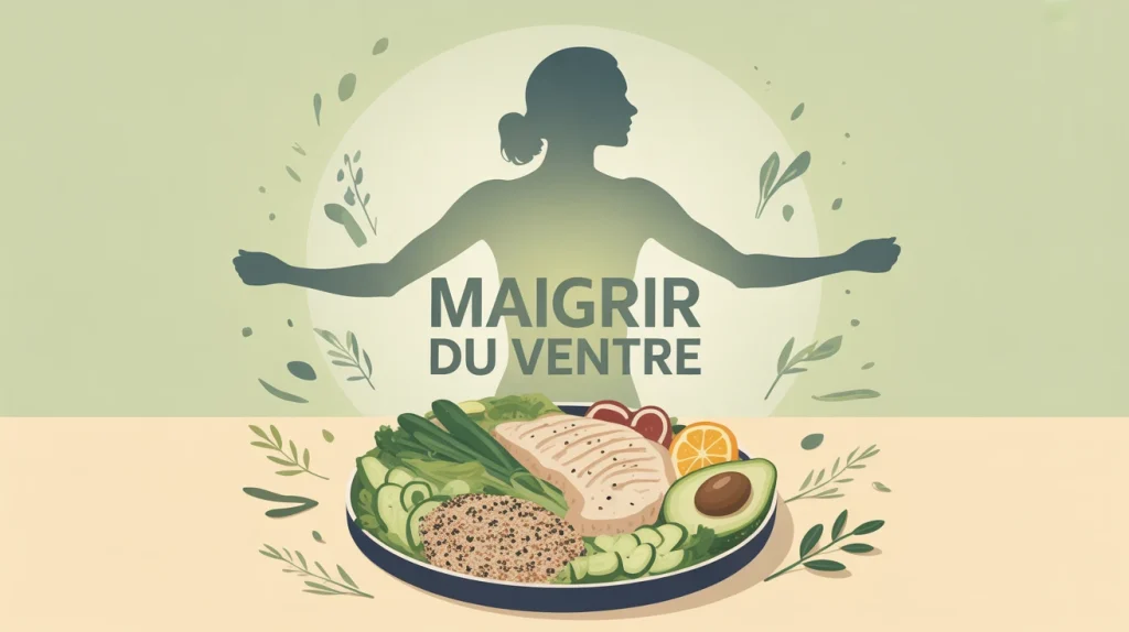 maigrir du ventre alimentation assiette équilibrée