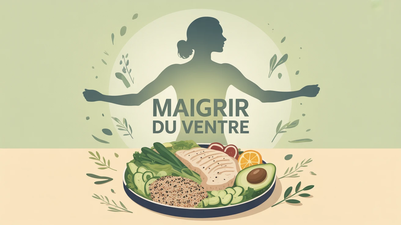 maigrir du ventre alimentation assiette équilibrée