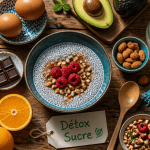 10 conseils pour se desintoxiquer du sucre, chia pudding et aliments sains
