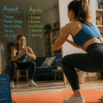 50 squats par jour avant apres femme miroir