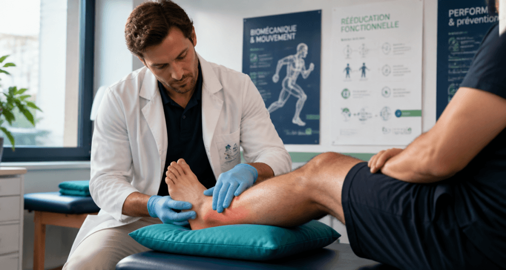algodystrophie du pied traitement pied enflé massage