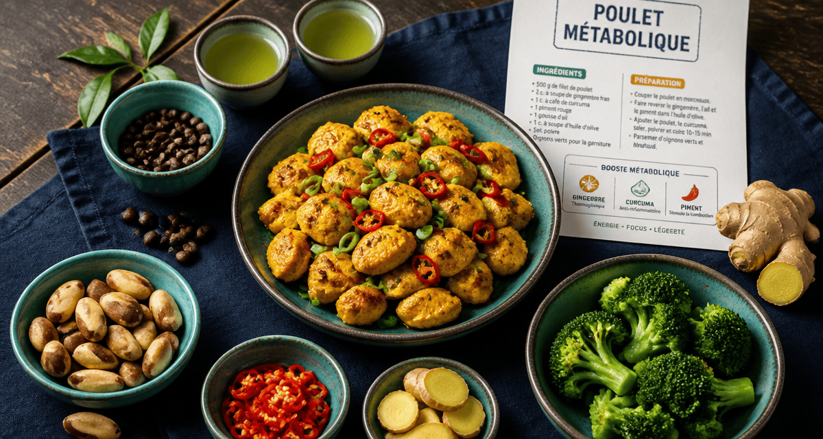 aliments qui boostent le métabolisme en composition culinaire