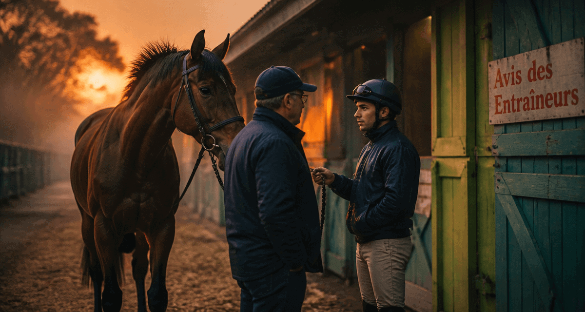 Avis des entraineurs discussion entraîneur jockey cheval