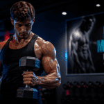 Avoir des gros bras en 1 mois curl haltères triceps