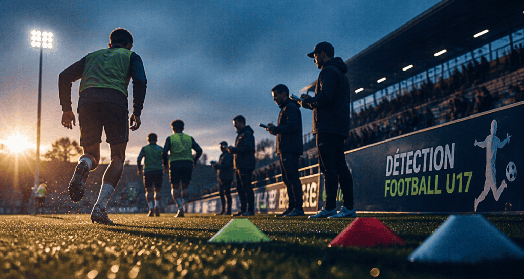 Detection football U17 jeunes joueurs recruteurs