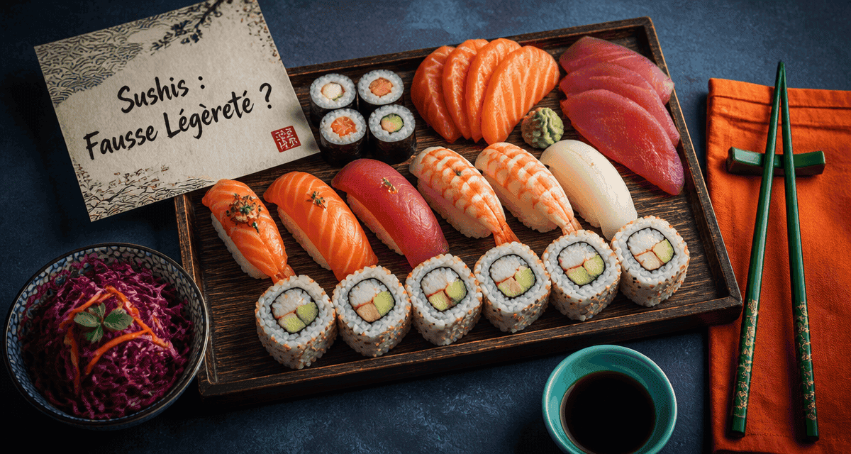 est ce que les sushis font grossir plateau sushi