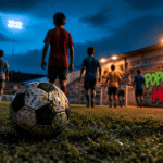 Football sport le plus populaire au monde ballon crampons terrain