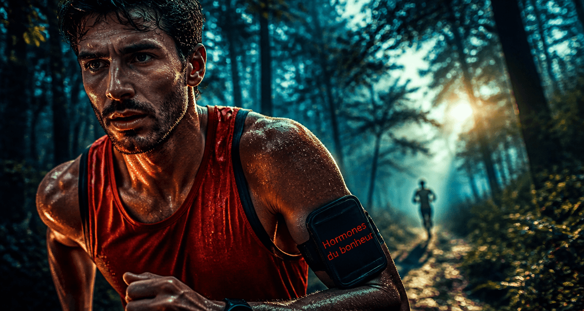 hormone du bonheur sport coureur forêt