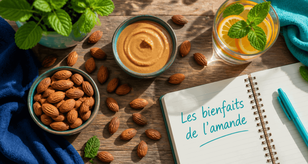 les amandes sont elles bonnes pour la sante posées sur table