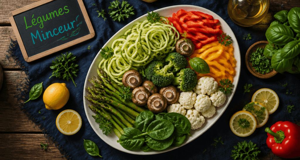 meilleur legume pour maigrir sur plat de legumes variés