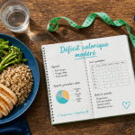 Nutrition perdre du poids assiette équilibrée table