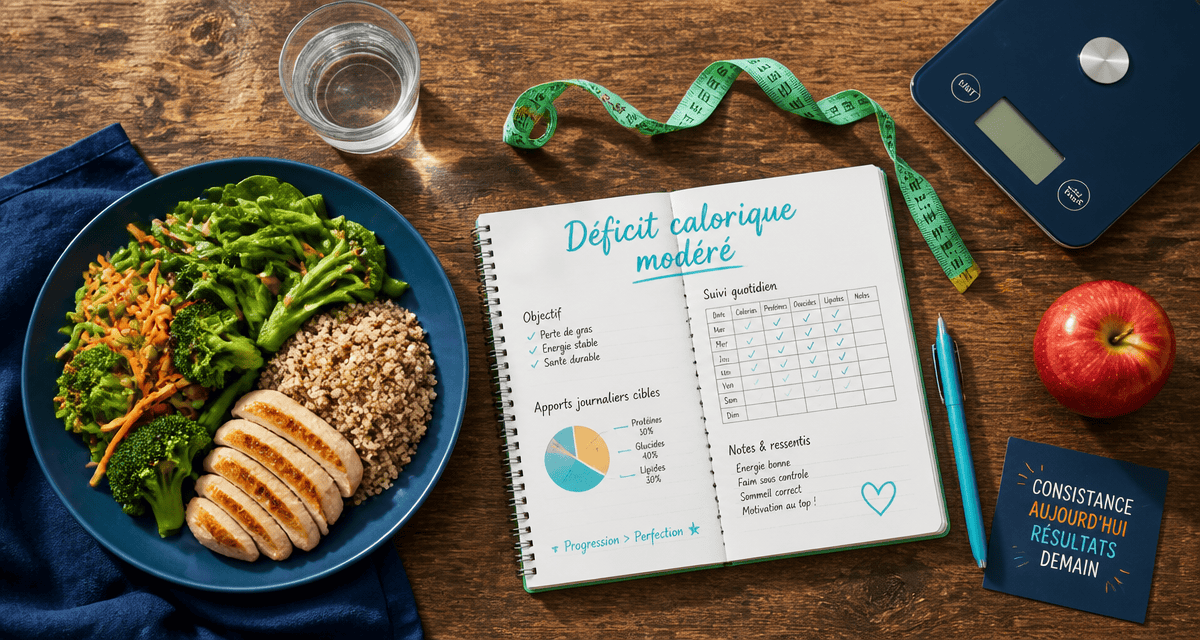 Nutrition perdre du poids assiette équilibrée table
