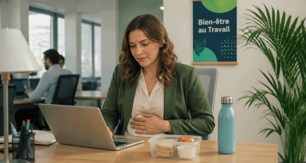 peut on travailler avec un ulcère femme bureau