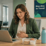 peut on travailler avec un ulcère femme bureau