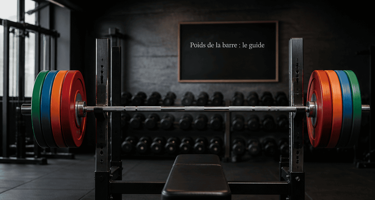 poids de la barre de musculation sur banc en salle