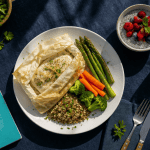 recette pour maigrir le ventre assiette fibres protéines