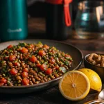 Aliment pour manque de fer : lentilles et vitamine C au citron