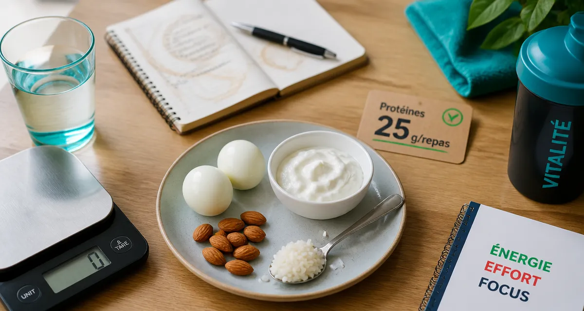 Aliments riches en proteines pour personnes agees : skyr et œufs durs