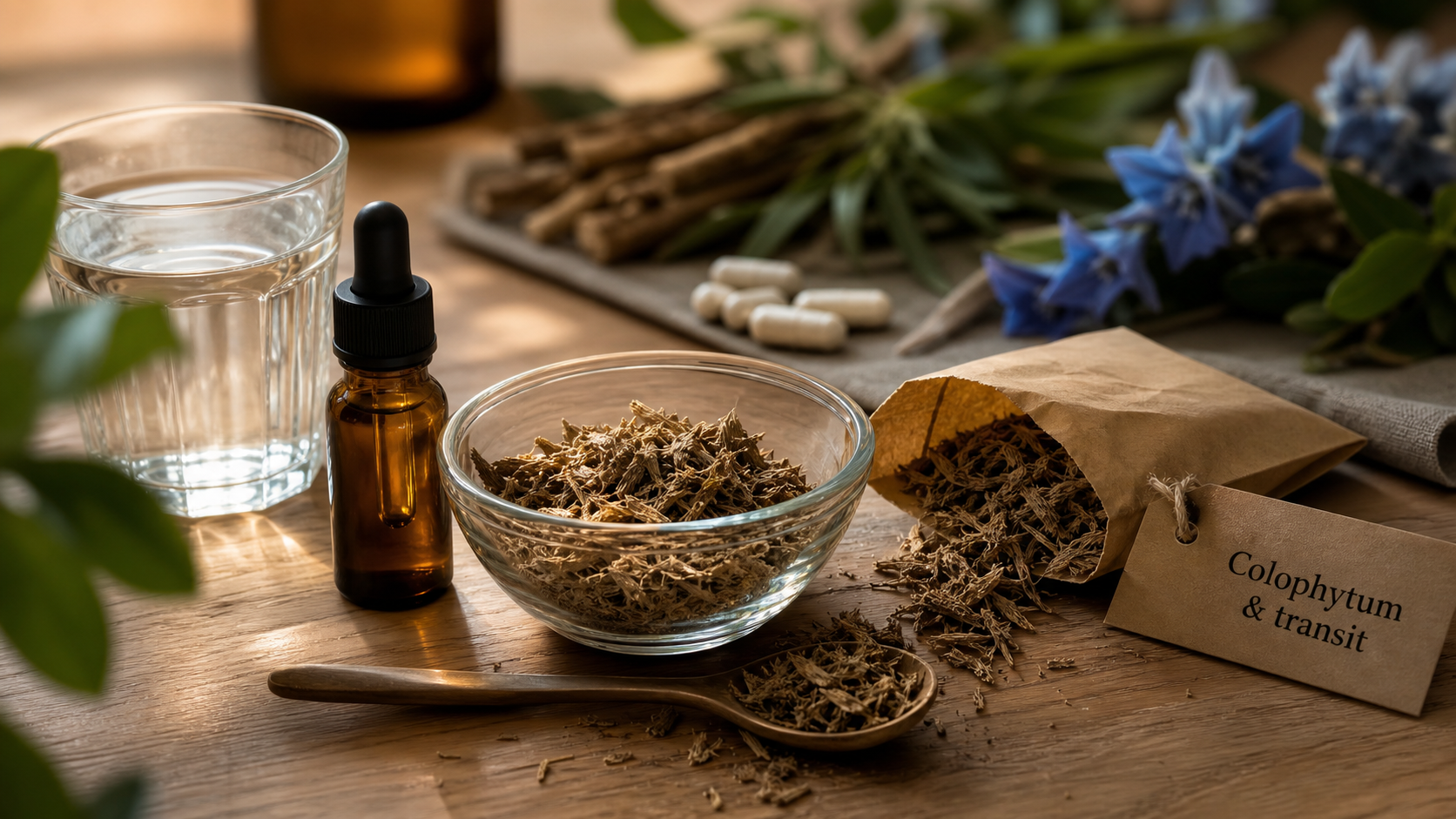Colophytum : fibres et eau pour le transit intestinal