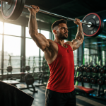 Developpe militaire muscles sollicites homme salle musculation