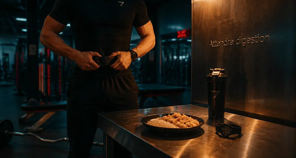 Muscu apres manger : attendre la digestion avant la musculation