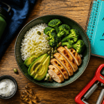 nutrition de la force power bowl riz poulet créatine oméga-3