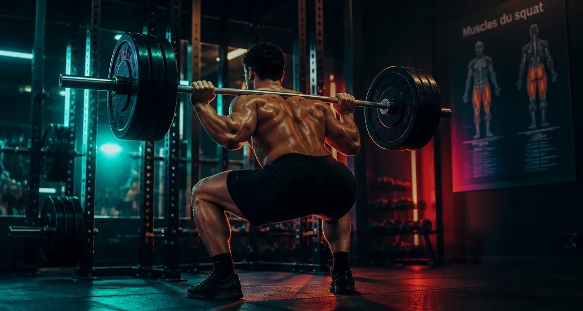 Quel muscle travaille les squat : 4 zones clés