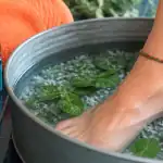 tendinite sous le pied remede de grand mere bain de pieds