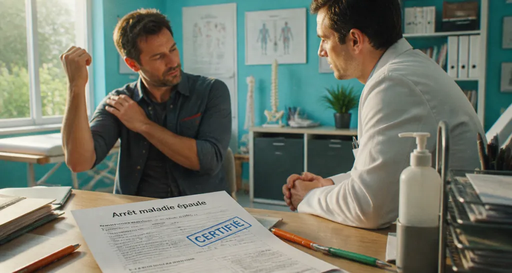 tendinopathie du supra épineux arrêt maladie médecin patient