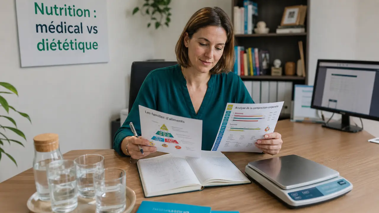 dieteticien nutritionniste difference : médecin ou diététicien en cabinet de nutrition