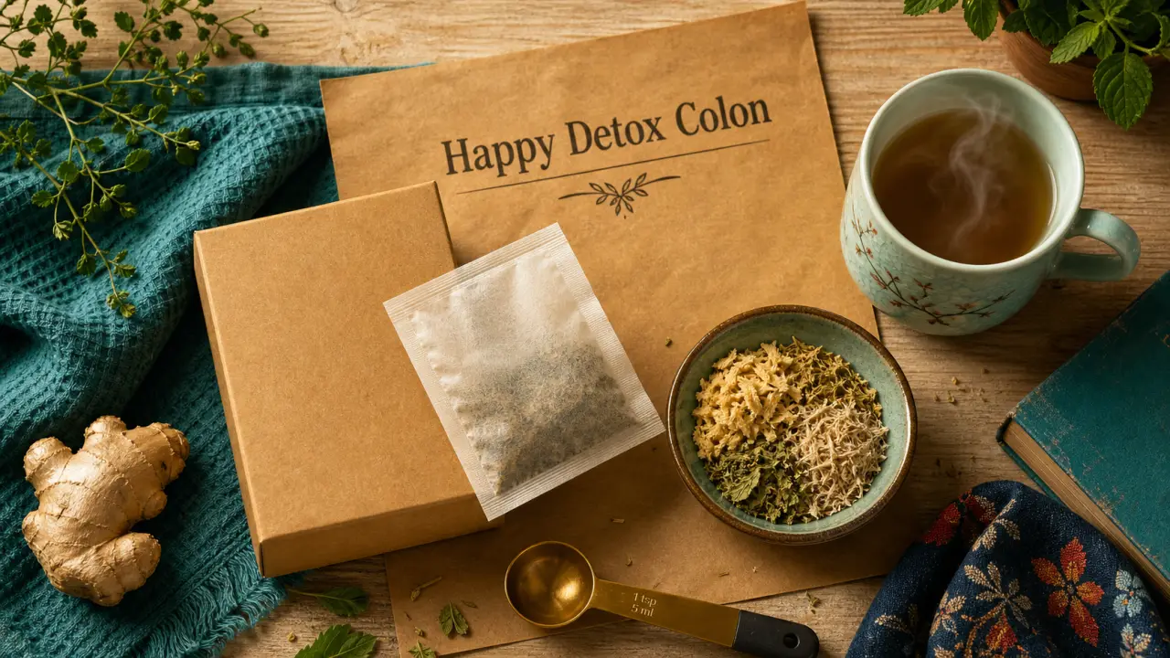 Happy detox colon avis : infusion pour transit et ballonnements