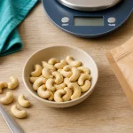 Noix de cajou calories : portion 30 g en bol