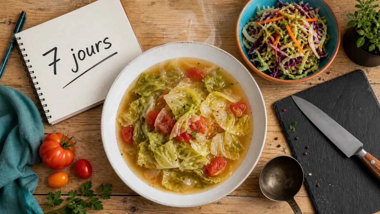 Régime soupe aux choux 8 jours, transition du 8e jour