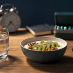 Renforcer son immunité naturellement : yaourt, kiwi, sommeil et gélules sur table